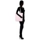 Pink Canvas Tote Bag with Long Shoulder Straps