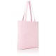 Pink Canvas Tote Bag with Long Shoulder Straps