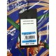 Large Floral Cotton Beach Tote Bag, Blue Print, Orange Handles