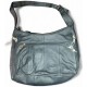 Genuine Leather Crossbody Handbag, Black, Zip Closure, Concealed Carry Pocket