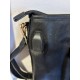 Black Tote Bag with Gold-Tone Hardware, Shoulder Strap and USB Port