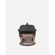 Small Black Faux Leather Crossbody Bag with Front Buckle Pocket